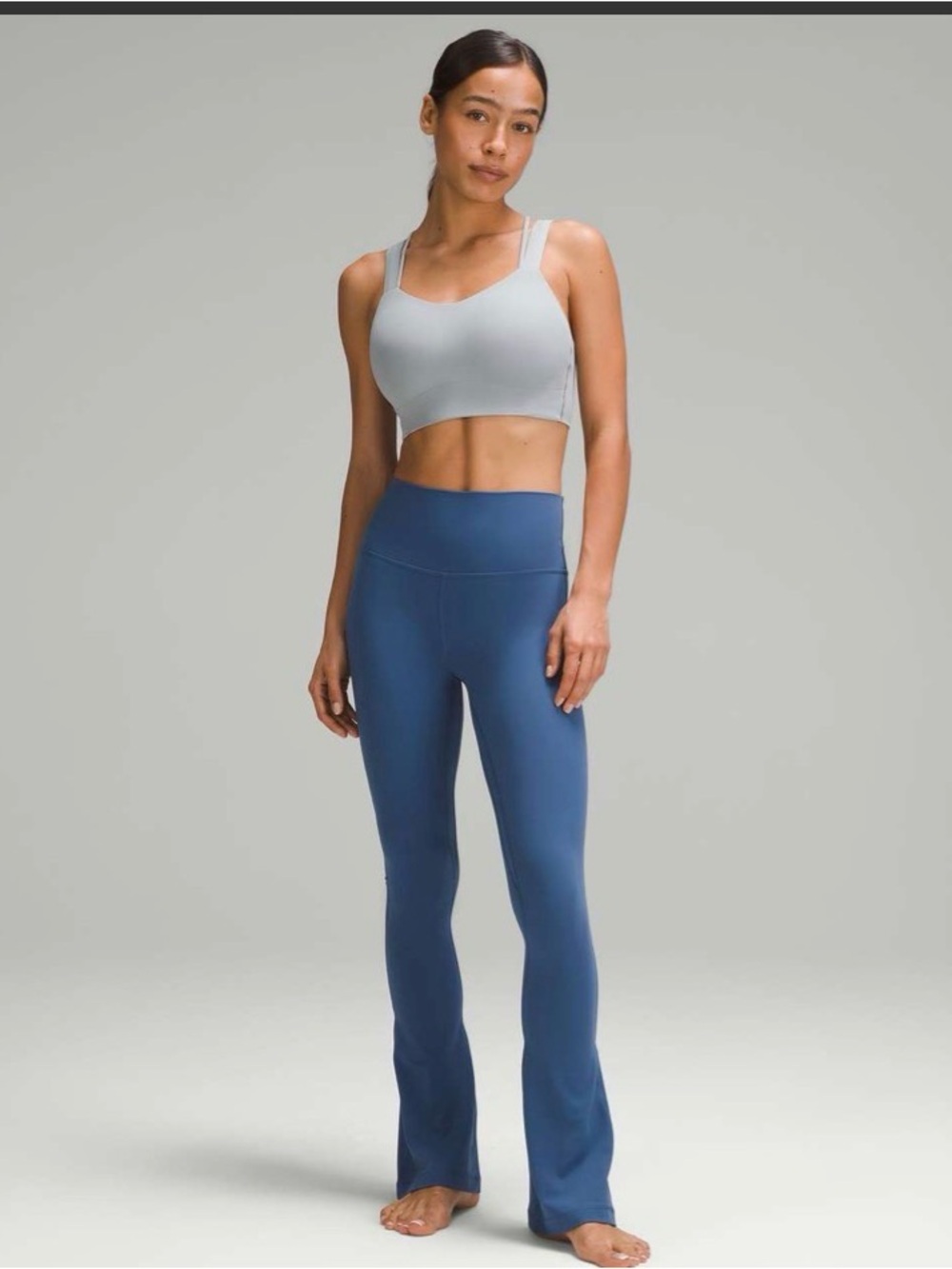 lululemon athletica Blue Boot-Cut Flare Leggings